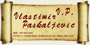Vlastimir Paskaljević vizit kartica